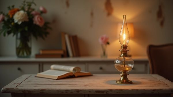 Apportez une ambiance chaleureuse avec une lampe à huile